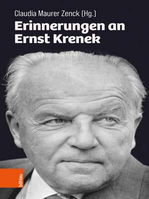 cover image of Erinnerungen an Ernst Krenek